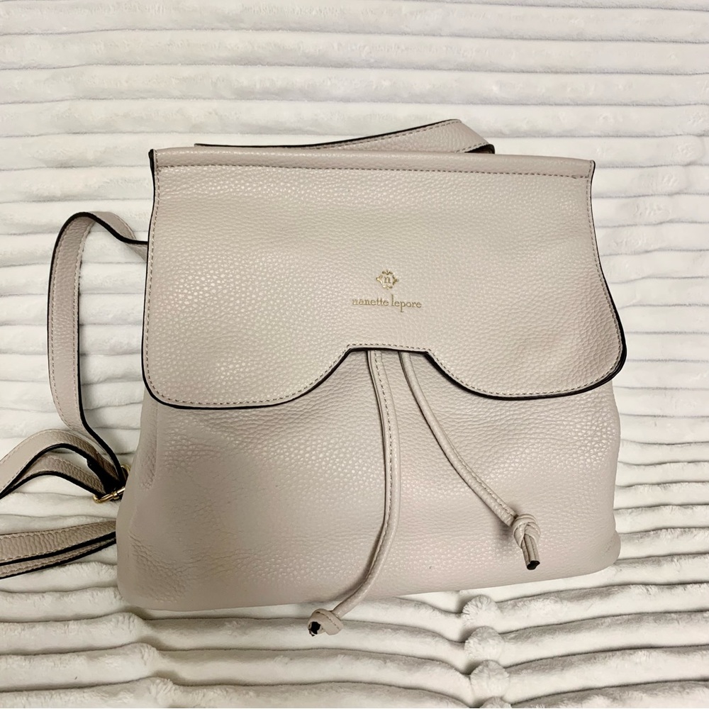 Nanette Lepore Light Beige Backpack
